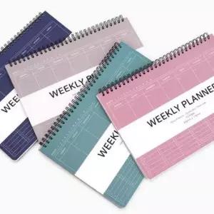 [문구] 만년형 스프링 체크 위클리 플래너 2P 계획 일정 기록