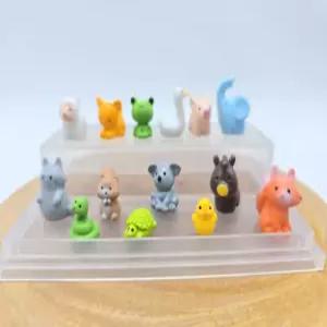 미니미 애니멀 피규어 14종 세트 자동차 책상꾸미기 대시보드 장식