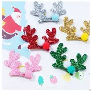 강아지스카프 강아지 크리스마스 루돌프 고무줄 머리핀 액세서리