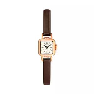 로즈몽 RS5-06 밀라니즈 스퀘어 여성 가죽 손목 시계