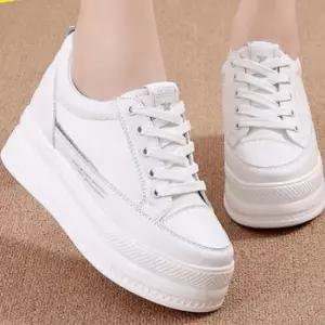 운동화 여성 키높이 7cm 속굽 웨지 스니커즈 2컬러 워킹화