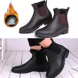 [RIZPICK]남녀공용 첼시 털부츠 겨울 방한 융털 기모 털신발 TAIN03