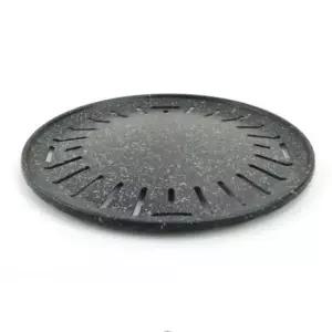 고기불판선물 5중 코팅 튼튼한 마블 원형 고기 불판 가스용 33cm