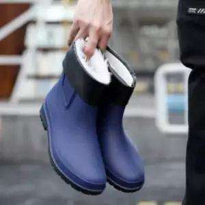 [RIZPICK]남성 겨울 작업화 털 안감 방한화 발목 부츠 방수 안전화