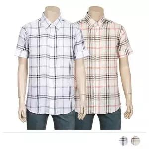 체크 정장셔츠 와이셔츠 남자남방 남자셔츠 빅사이즈