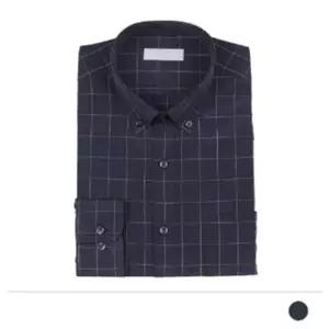 체크 와이셔츠 캐쥬얼 드레스 가을 솔리드 체크셔츠