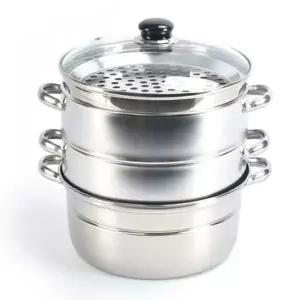 [RIZPICK]스텐 찜솥 세트 찜냄비 찜통 채반 만두 찜기 물솥 대 곰솥냄비