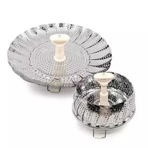 [RIZPICK]만두찜기 고구마 찜받침 냄비호환찜판 만두찜판 세척용이찜기 27cm