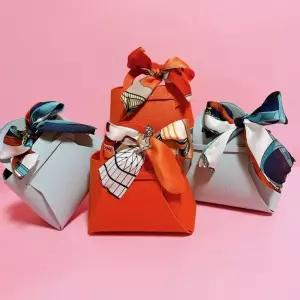 2컬러 가방모양 구디백 유치원 어린이집 선물 포장 문구 팬시 학교 학원