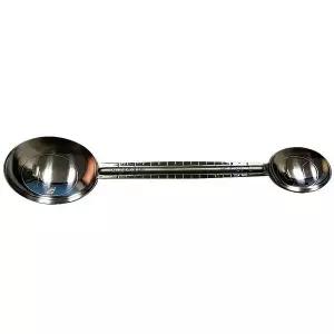 [콩심팥심]홈베이킹 요리 쿠킹 스텐 양쪽 계량 정량 스푼 수저 용량컵