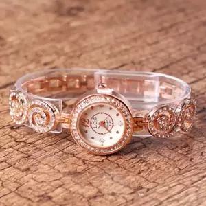 러블리 손목시계 EAS 겸용 팔찌 큐빅 큐빅 러블리 팔찌 겸용 손목시계