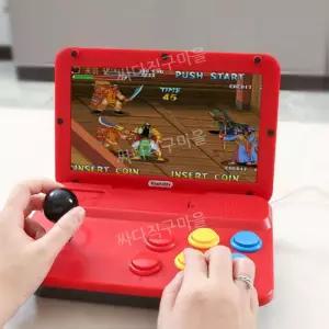 레트로게임기 휴대용 오락실 9인치 소형 오락기 고전 가정용