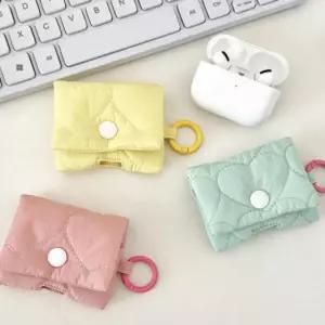 에어팟 파우치 이어폰 케이스 가방 고리 키링 보관함