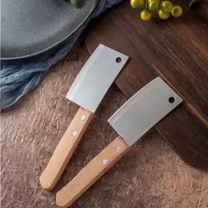 [하프클럽/브이와이]우드 미니 칼 주방 간편한채썰기 손잡이