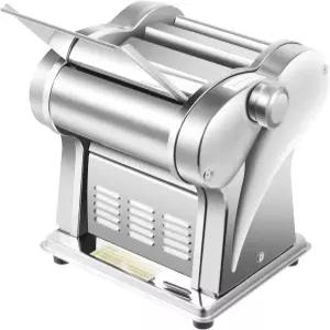 상업용 전기 반죽 롤러 6단 조절 두께 파스타 제조기 가정용/상업용 면 만두 시트 스테인리스