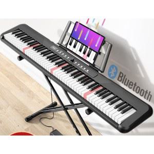 88키 휴대용 피아노 블랙 건반 디지털피아노 롤피아노 접이식 경량 디지털 악기 연습용