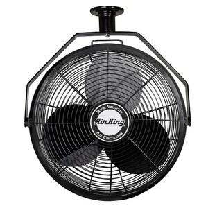 에어 킹 9718 18인치 산업용 천장 마운트 팬, 블랙