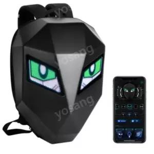 바이크 백팩 자토바이 오토바이 방수 LED 가방 Man 불빛