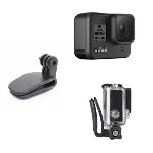 고프로 호환 액션캠 모자 집게 클램프 마운트 백팩 밴드