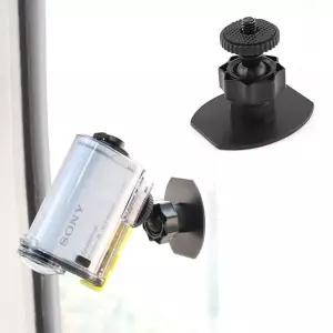 자동차 차 앞면 유리 블랙박스 CCTV 부착 회전 1/4 나사 마운트 거치대