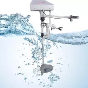 전기 선외기 보트 모터 1500W 추력 트랜섬 장착 트롤링 LED 디스플레이 및 무한 조정 속도 6.6-14.8피트