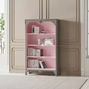 [무료배송] 클래식 엔틱가구 카렌 피타 원목 컬러 4단 책장 [CP]