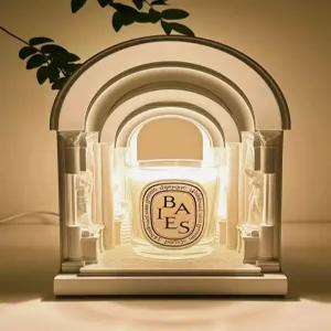 캔들 워머 집들이 선물 건축물 디자인 향초 램프 석고