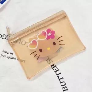 산리오 태닝 키티 PVC 미니 파우치