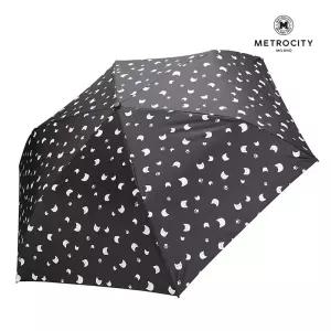 [롯데백화점]메트로시티 졸린고양이 차광 슬림 우양산 MUSA-S508