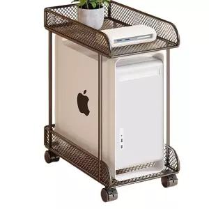 컴퓨터 본체 거치대 정리 데스크탑 받침대 이동식 정리대 pc받침대 홀더 블랙 받침 다이