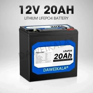 12V 20Ah LiFePo4 배터리 18650 리튬 철 인산염 어린이 스쿠터 보트 모터용 충전식 세금 없음