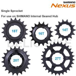 스프로킷 시마노 단일 휠 전용 내부 기어 허브 부품 14T 16T 18T 20T 27T