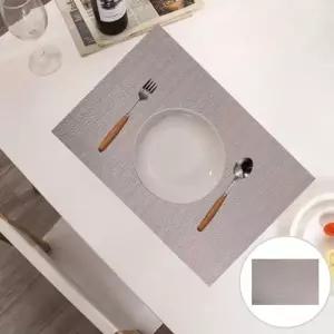 [콩심팥심]심플한 PVC 식탁 매트 가족용 세트 북유럽 테이블보 미끄럼방지