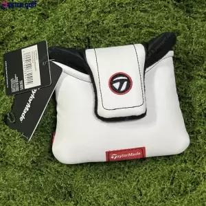 중고 TaylorMade 테일러메이드 화이트레드 말렛형 퍼터커버
