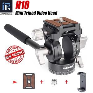 DSLR 카메라 캠코더용 파노라마 유압 댐핑 삼각대 헤드 휴대폰 모노포드 슬라이더 비디오