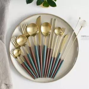 [마이모노샵][마이모노샵] 에펠 골드 초코 올리브 홈카페 매장 디저트 커트러리 (17306926)