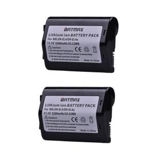 Batmax 3200mAh EN-EL4 카메라 Akku Nikon D2H D3 F6 MH-21
