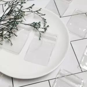 PVC 지퍼백 4x6cm 미니지퍼백 악세사리보관 구걸이보관 투명지퍼백 반지보관