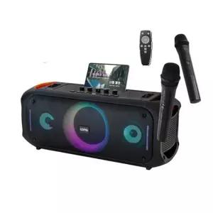 행사용 앰프내장 설명회 무선 이동식 앰프 블루투스 스피커 + 마이크 세트 학교 전시회 USB TWS 리모컨-P6