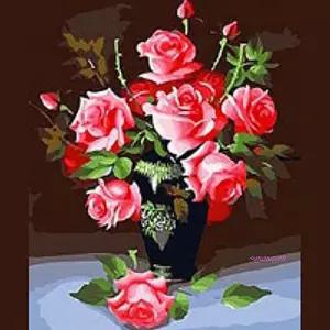 명화그리기 그림 피포 페인팅 아크릴화 초보 유화 diy 캔버스 색칠 풍경화 하기 액자 세트 천그림 도안jkl6