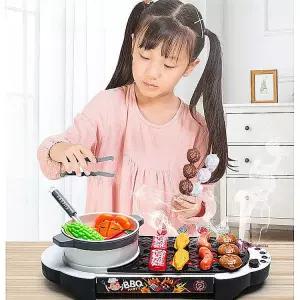 바베큐장난감 여자 놀이 소꿉 역할 여아 주방 파티 선물 요리 조카 아이 연기 오키오 나오는kqr113