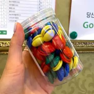 동전자석 둥근자석 2cm 원형 원형자석 80P 자석홀더 단추자석 컬러