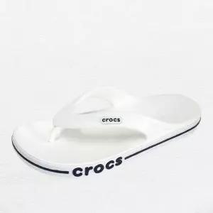 [크록스][보리보리/ 슈즈] 바야밴드 남성 여성 공용 쪼리 샌들 화이트 네이비 1