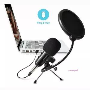 마이크 콘덴서마이크 노래 에코 USB 방송용 스튜디오 유튜브 유튜버 녹음용 유선 유튜브용 보컬qrs951