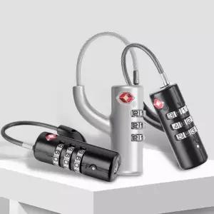TSA와이어자물쇠 통관 캐리어 보안 수화물 자물쇠종류 안전 자물쇠
