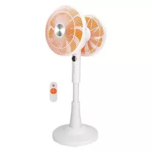 무소음 거실 여름 양방향 더블 선풍기 리모컨 360도 여름가전 듀얼 헤드