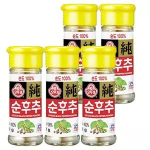 오뚜기 순후추 플라스틱용기 후추 가루 분말 20g 5개  MNS