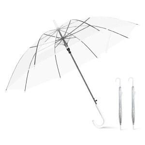 웨딩 클리어 버블 우산 벌크 52인치 대형 돔 레인 방풍 스틱 우산, 가시성이 높은 투명 견고하고 내구성이 뛰어나며 조작이 간편하며 신랑 사진 촬영 골프 야외 파티를 위한
