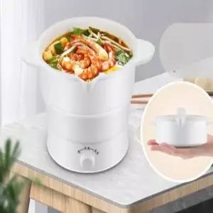 멀티 휴대용 주전자 온수 쿠커 전기 여행용 실리콘 냄비