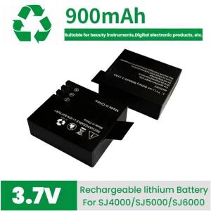 3.7V 900mAh 충전식 리튬이온 배터리 SJCAM SJ4000 WiFi 스포츠 액션 카메라 DV 교체용